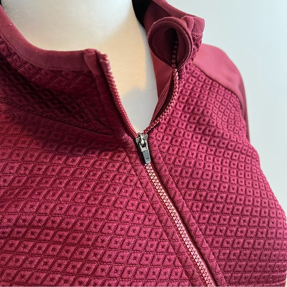 Columbia Full Zip Jacket Deep Maroon - size L - Picture 2 of 9